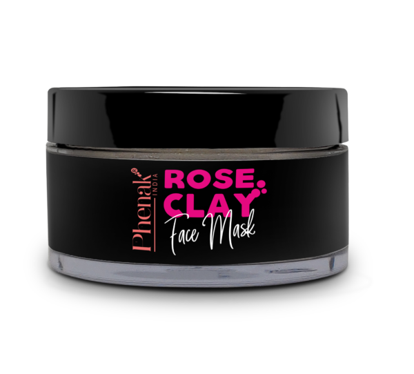 face mask, Rose clay, Clay mask, hydrating mask, mask for dry skin